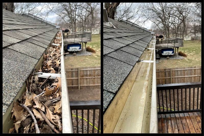 Cleaning gutters St Cloud & Roseville MN